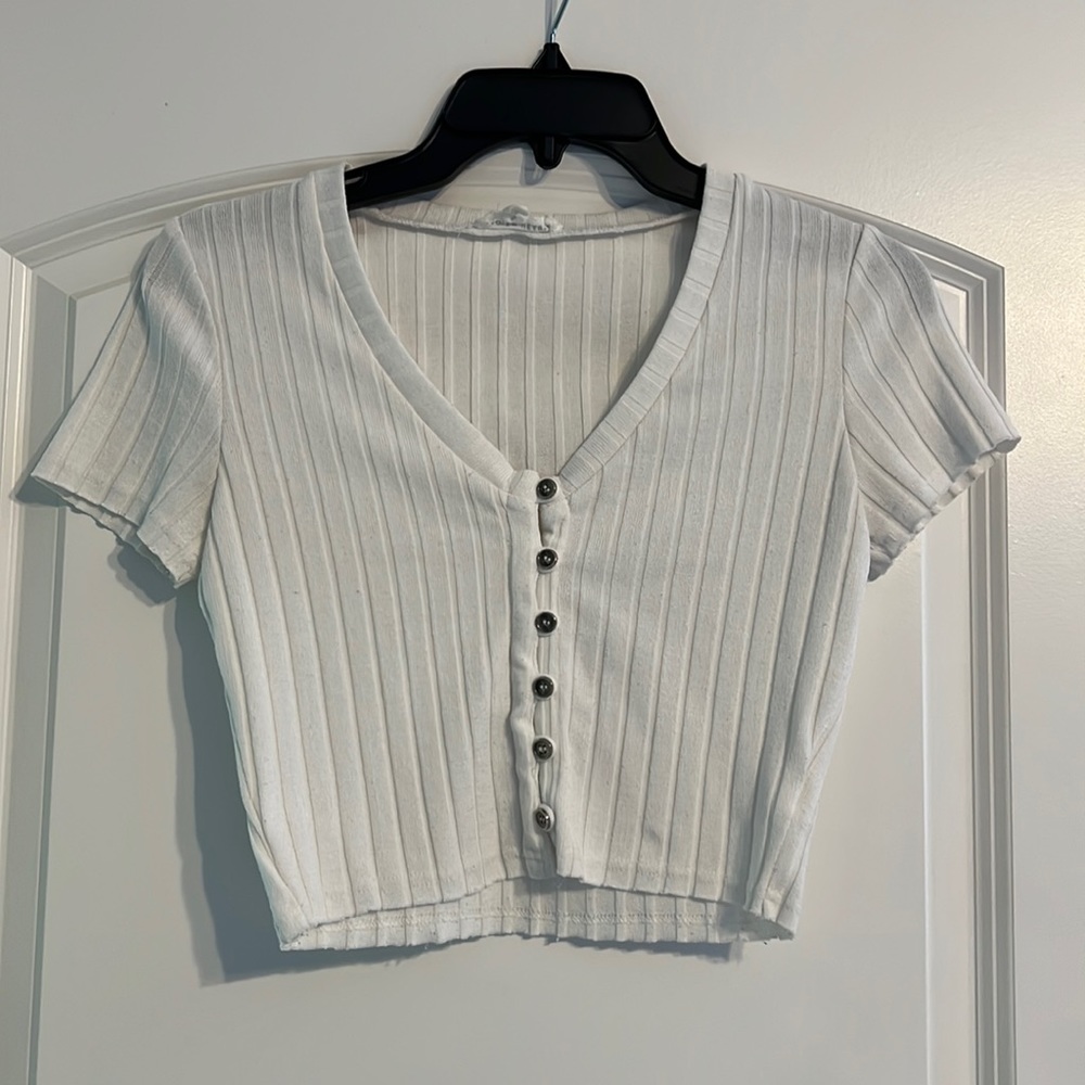 Stolen Hearts Button Top